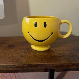 Happy face coffee cup